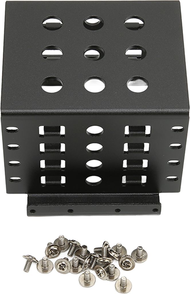 2,5-Zoll-HDD-Montagegestell, Aluminiumlegierung, hohles Design, hohe Härte, 2,5-Zoll-Festplattenkäfig für 2,5-Zoll-IDE-HDD-SSD