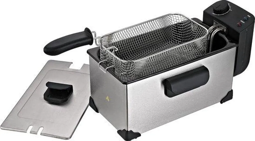 Friteuse 3L Inox sans odeurs 2200W - Finies les projections de graisse