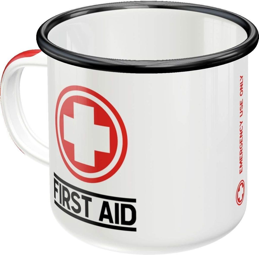Nostalgic-Art - Emaille-Becher - Nostalgic Pharmacy - First Aid - Classic
