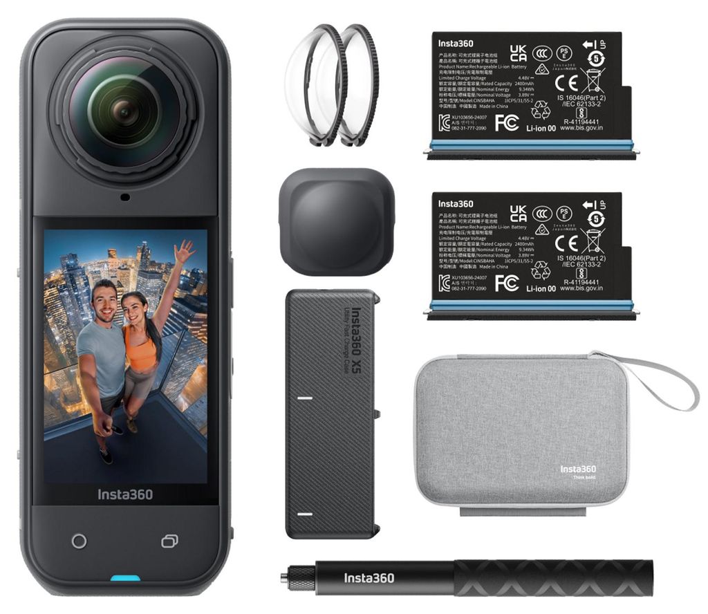 Insta360 X5 Bundle, 8K Ultra HD, 72 MP, 120 fps, WLAN, Produktbild 
