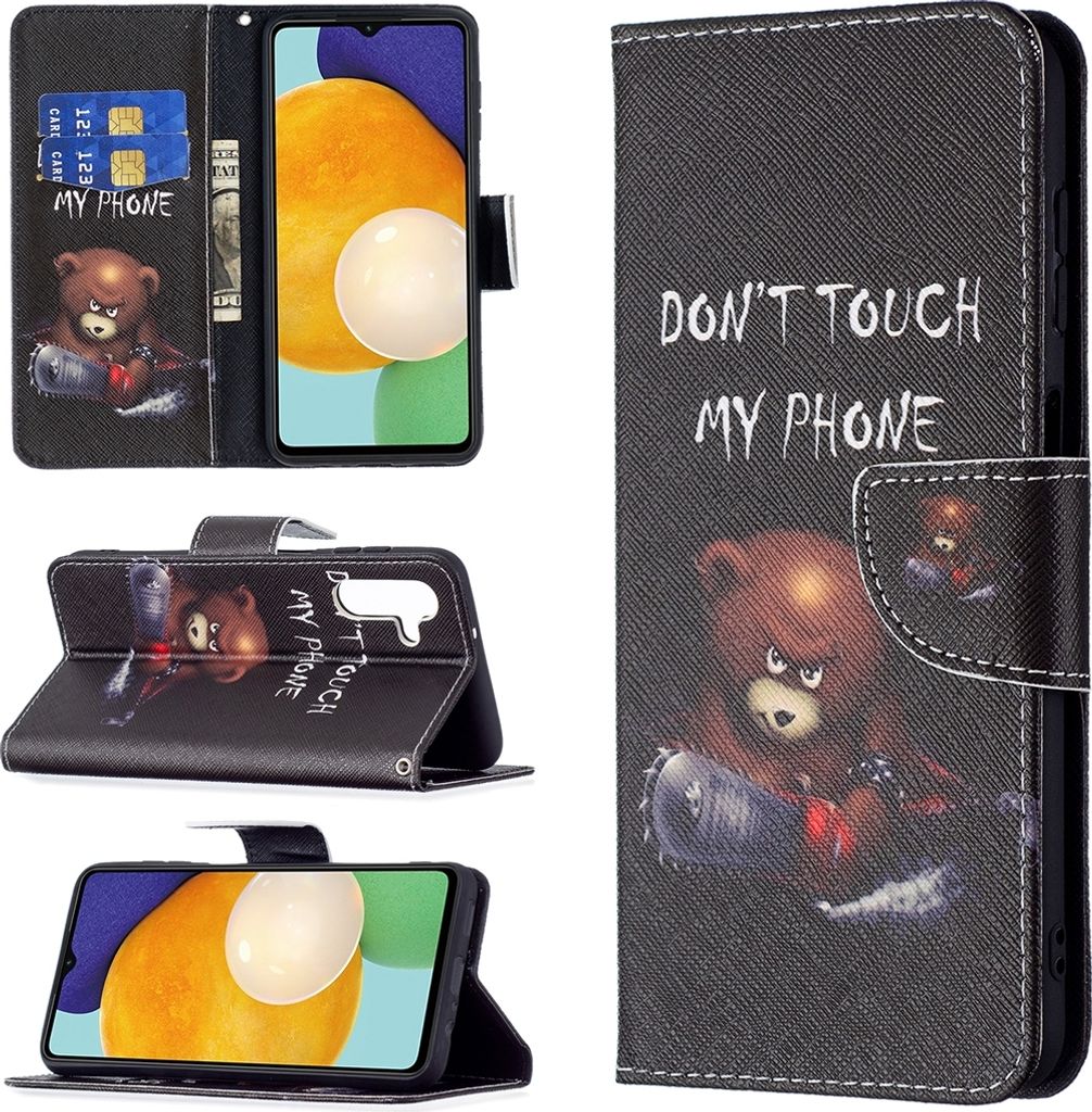 Für Samsung Galaxy A13 5G / A04S Kunst-Leder Handy Tasche Motiv 1 Hülle Etuis