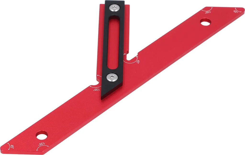 Équerre de menuisier multifonction en aluminium pour traçage de précision