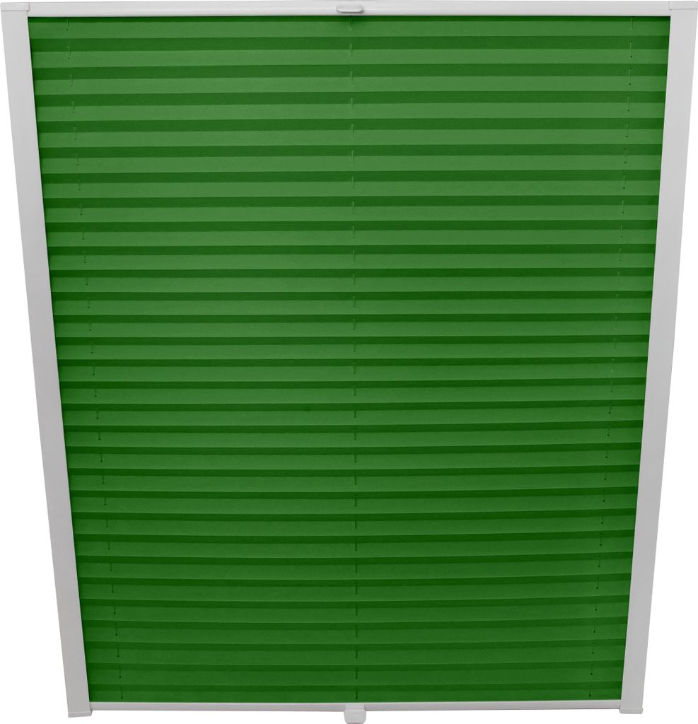 Dachfenster Plissee zum Bohren verspannt Zubehör Farbe: Grün, Größe: C06 - B): 38,3cm x H): 94cm