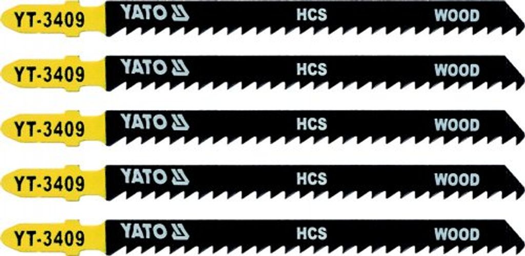 List pilový do přímočaré pily 115 mm na dřevo TPI8 5 ks Obrázek produktu 