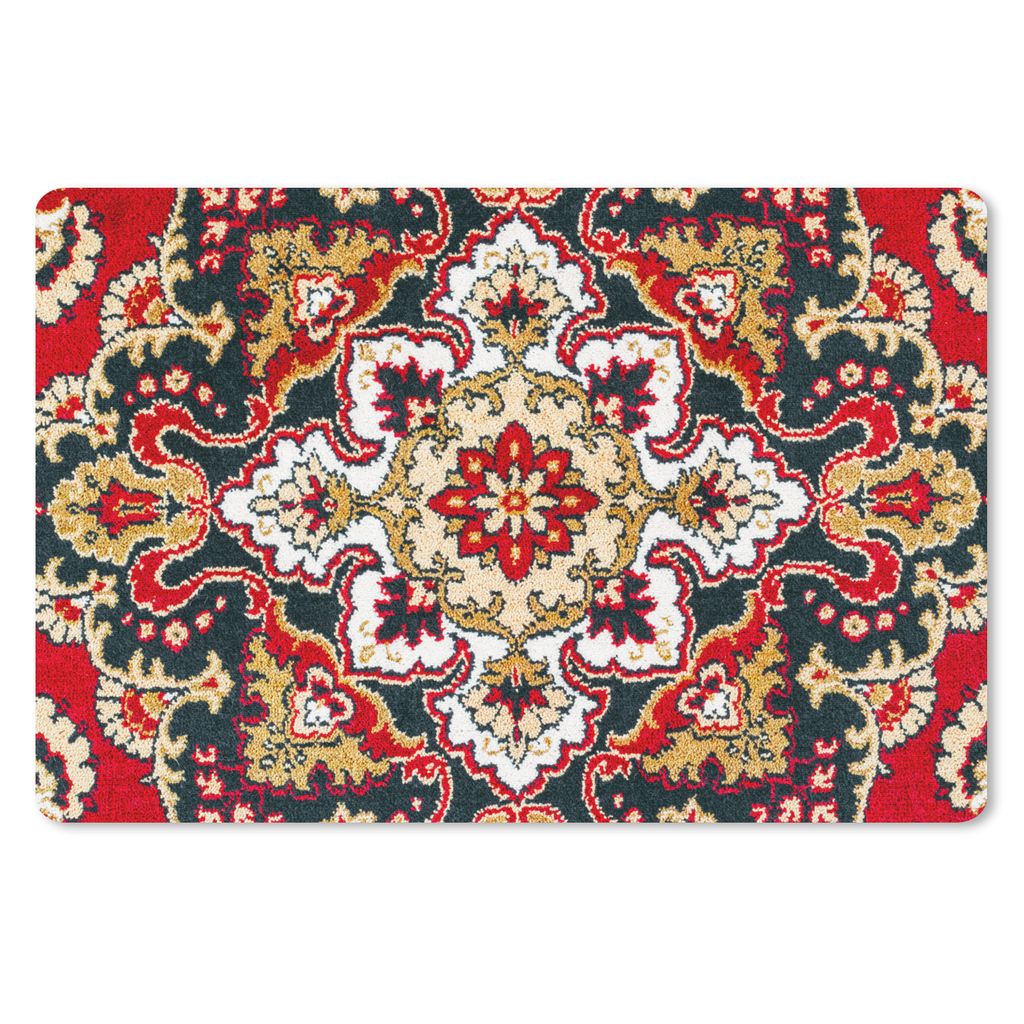 MuchoWow Schreibtischunterlage Persischer Teppich - Mandala - Teppich 60x40 cm - XXL Mauspad - Großes Mauspad