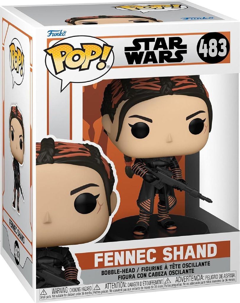 Star Wars - Fennec Shand 483 - Funko Pop! - Vinyl Figur Produktbild 