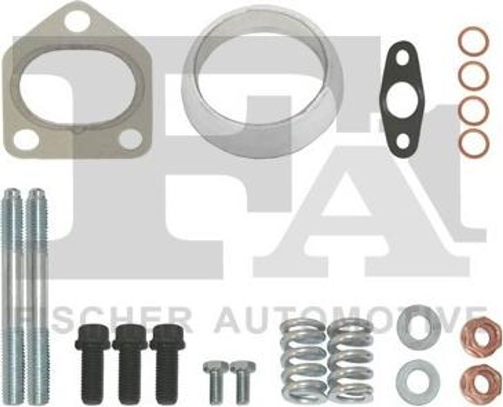 FA1 KT100015 Montagesatz Turbolader für OPEL Omega B Limousine (V94) Omega B Caravan (V94) für BMW 5 Limousine (E39) 3 Limousine (E36) 5 Limousine