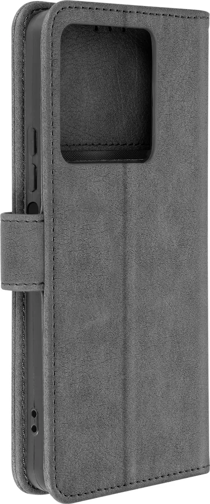 Custodia Avizar Xiaomi Redmi Note 13 5G Grigia | Pelle Finta e Stand