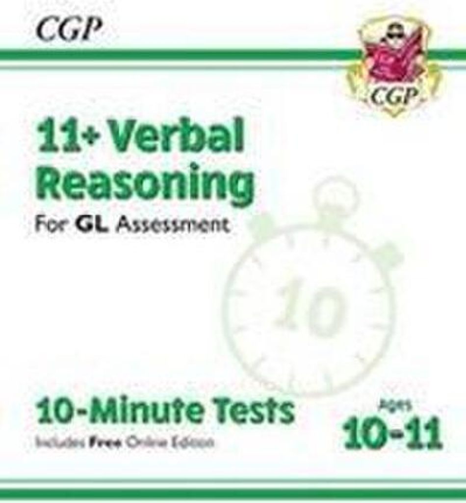 11+ GL 10-Minute Tests: Verbal Reasoning - Ages 10-11 Book 1 (with Online Edition)