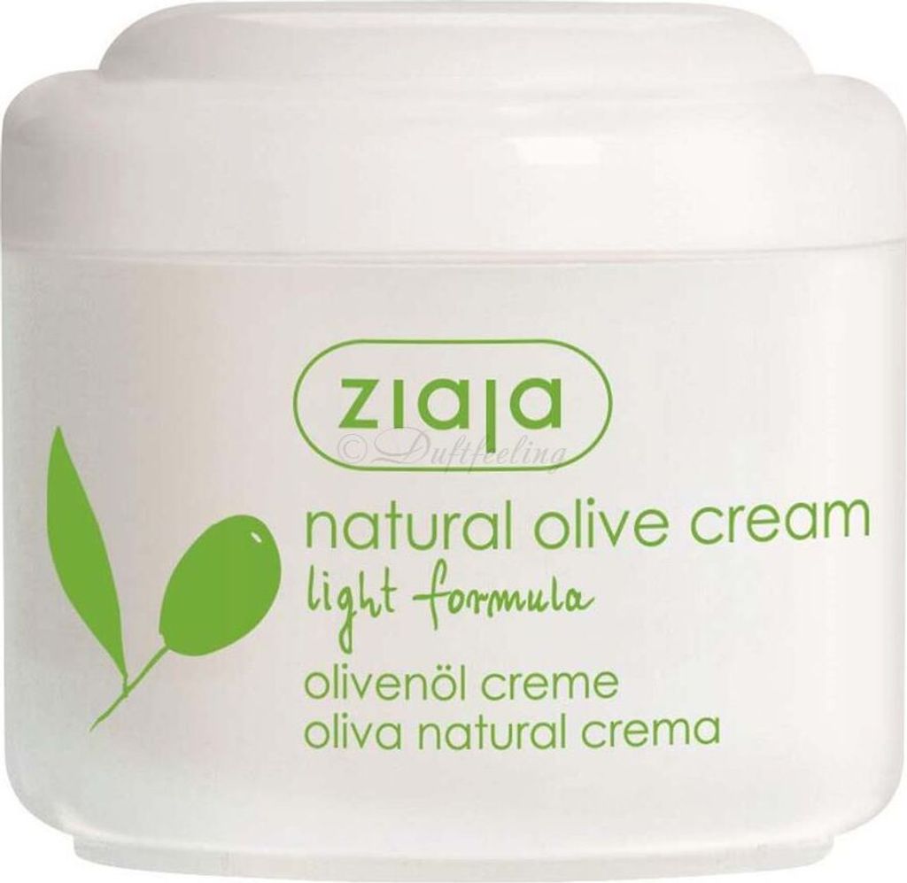 ZIAJA Natural Olive Cream, 100 ml, 1er Pack