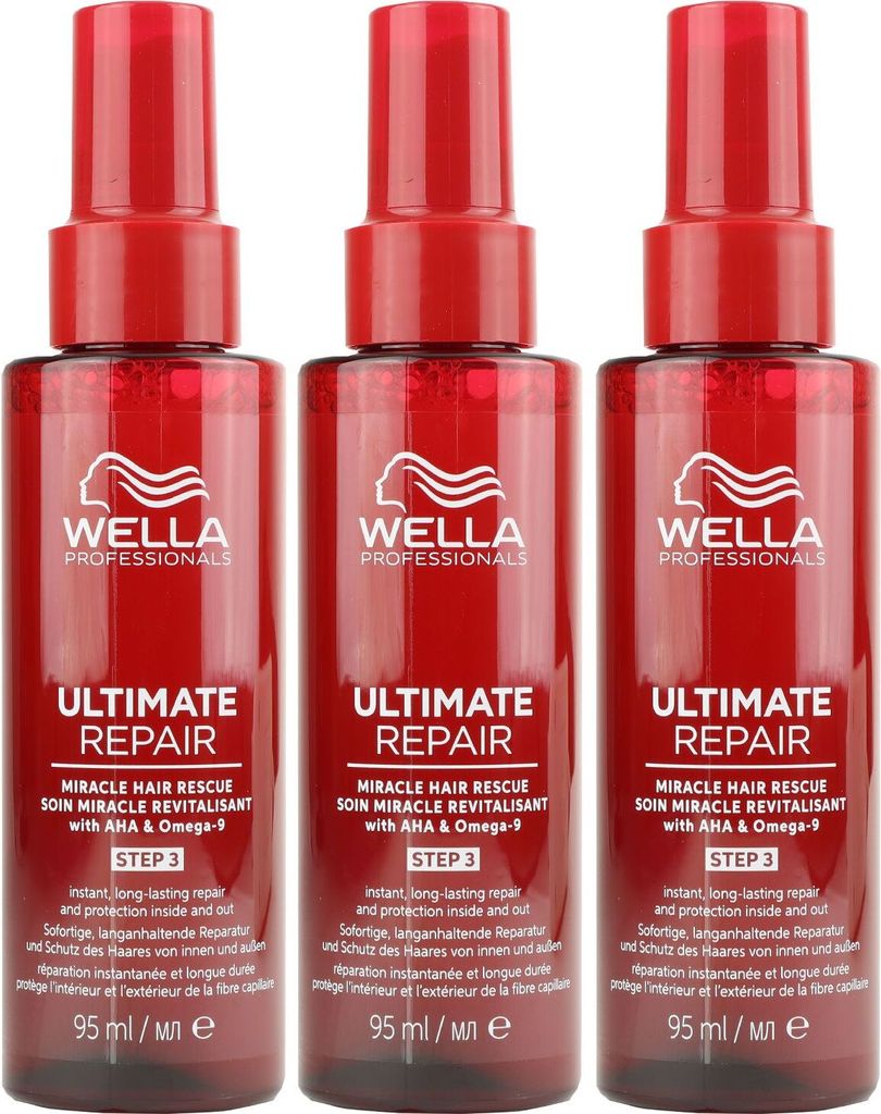 Wella Ultimate Repair Miracle Hair Rescue 3 x 95 ml Step 3 Produktbild 
