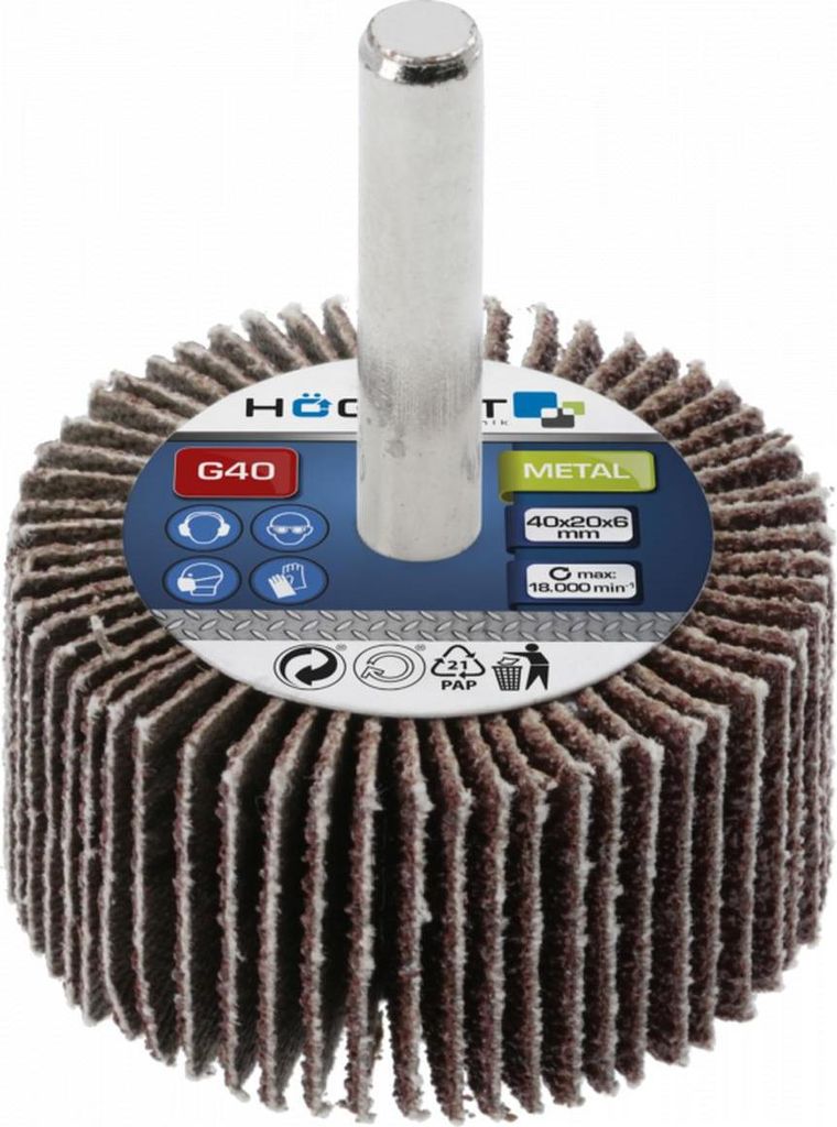 Högert Fächerschleifer 40 x 20 x 6, G80