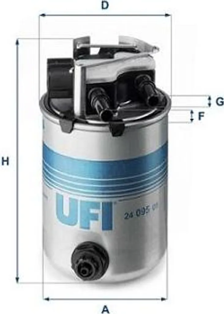 Filtre à carburant OE 164004EA1B haute séparation d'eau pour moteur
