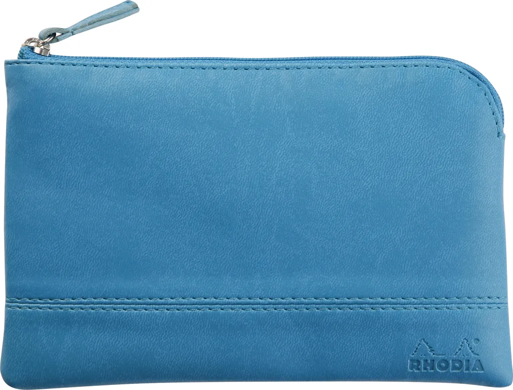Rhodia Rhodiarama Pochette Similicuir 11x17 cm Turquoise 116536C