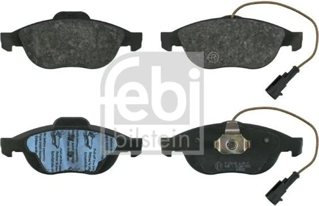 Plaquettes de frein Alfa 156 sans sifflement FEBI 16293 OE 71713143
