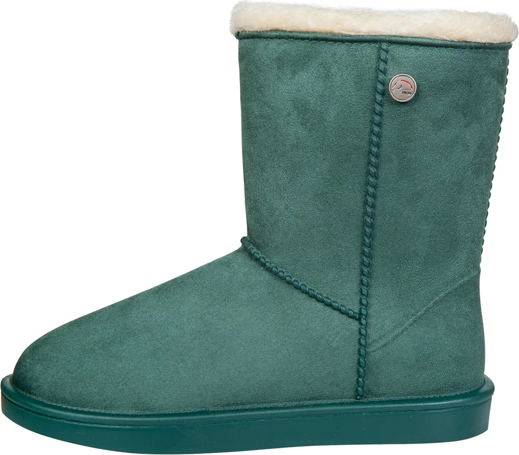 Bottes Fourrées HKM Davos Impermeables Vert Chasse T40