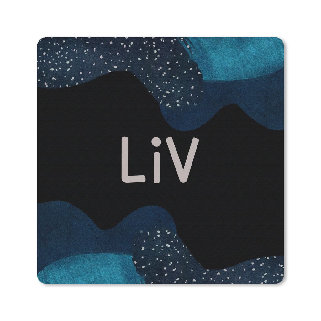 MuchoWow Mauspad Mousepad Liv - Pastell - Mädchen 30x30 cm - Mousepads - Maus Mat - Pad - Mausunterlage - Gaming