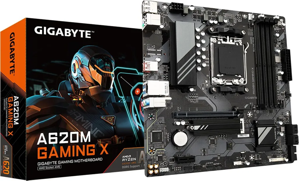 Gigabyte A620M GAMING X: Affidabilità AM5 per Workstation e Content Creation