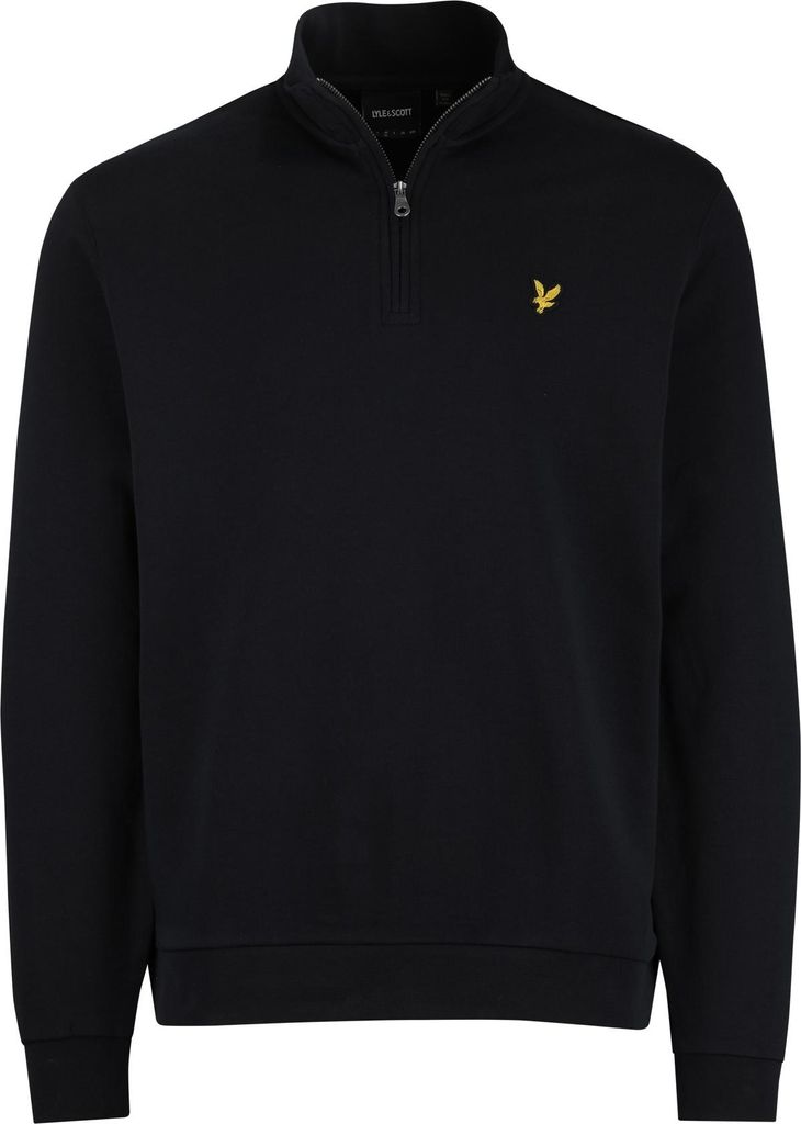 Lyle & Scott Half-Zip-Pullover dunkelblau normale Passform Produktbild 