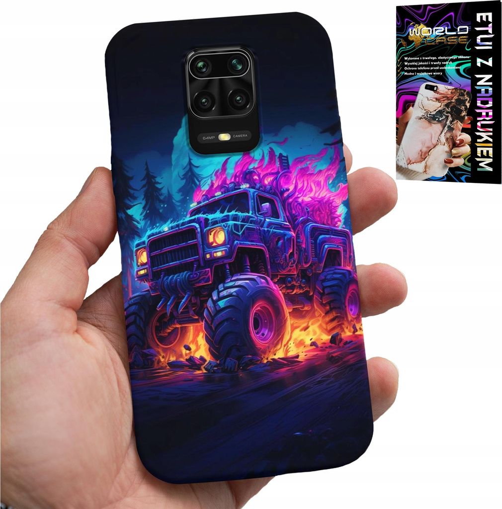 Hülle Für Xiaomi Note 9 Pro / 9S - Monstertruck Mega Truck Designs Hülle