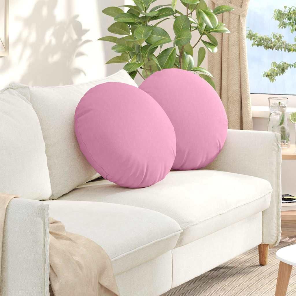 "Schlussverkauf" Sitzkissen 2 Stück - Sitzauflage - Sitzpolster - Rosa Ø50x19 cm Stoff C5757