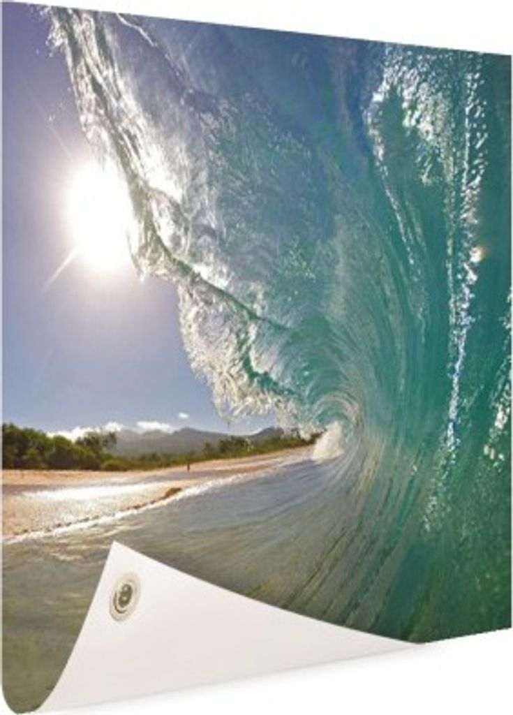 Gartenposter - 40x60 cm - Wellen Oceanie Fotodruck - Modernes Wandbilder