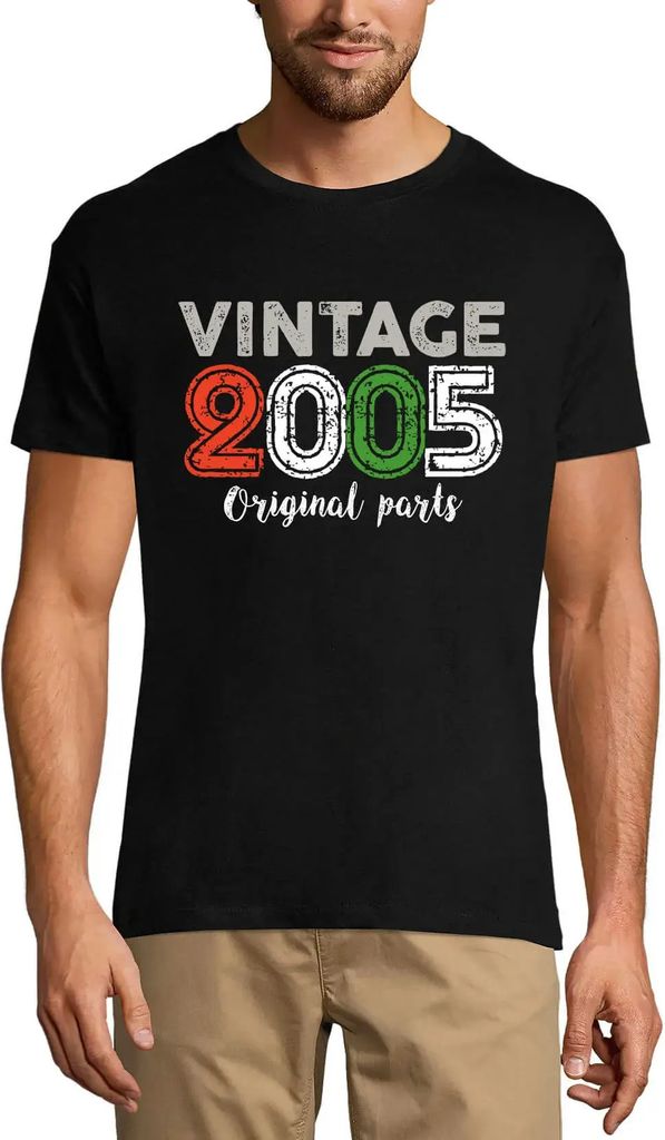 Herren Grafik T-Shirt Originalteile 2005 – Original Parts 2005 – Geschenk 19. Geburtstag Jahrestag 19 Jahre Jubiläum 19 Jährige Mann Jahrgang...