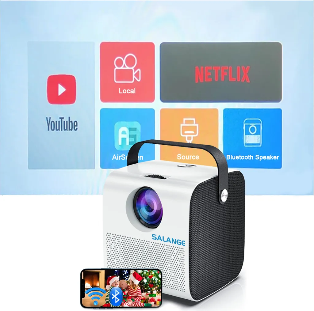 Projecteur Vidéo Connecté WLAN et Bluetooth pour Smartphone iOS Android - 4