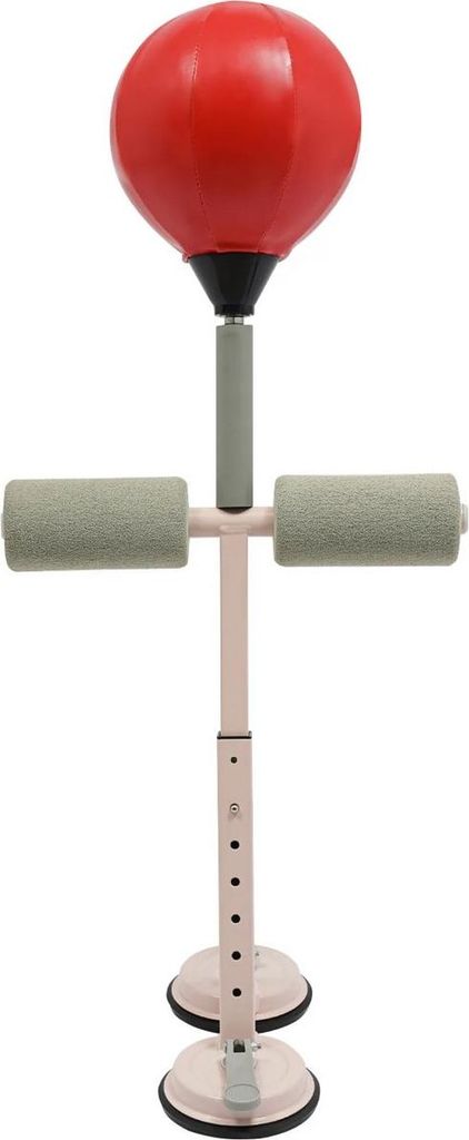 Happiq Stehende Boxball für Kinder – Verstellbarer Boxtrainer mit Doppel-Saugfuß