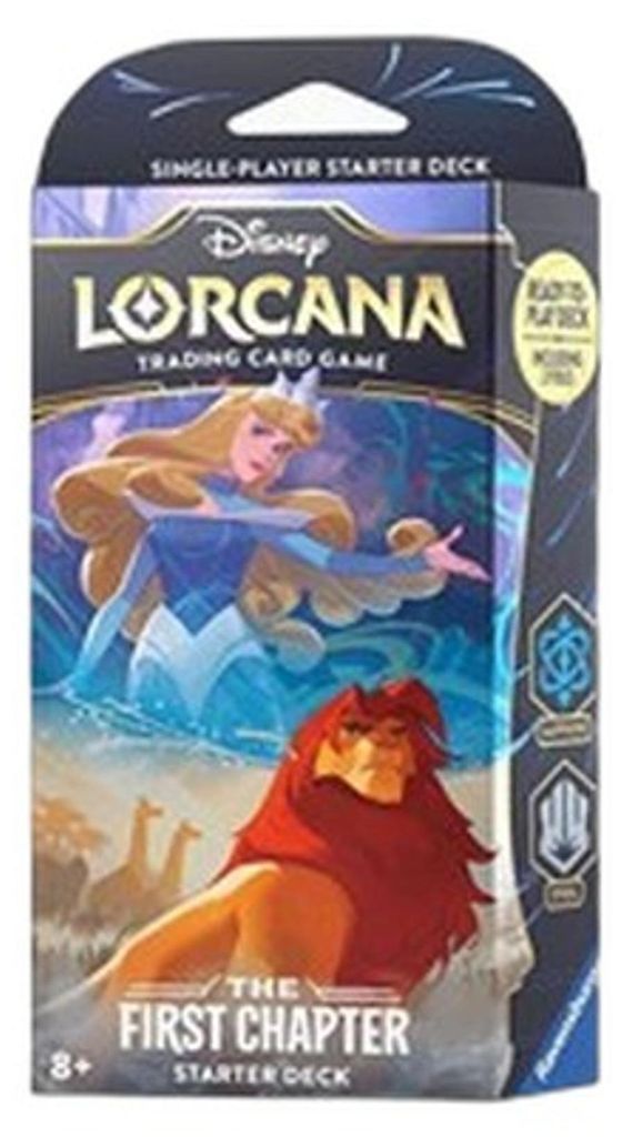 Lorcana The First Chapter: Sapphire & Steel Starter Deck Zdjęcie produktu 