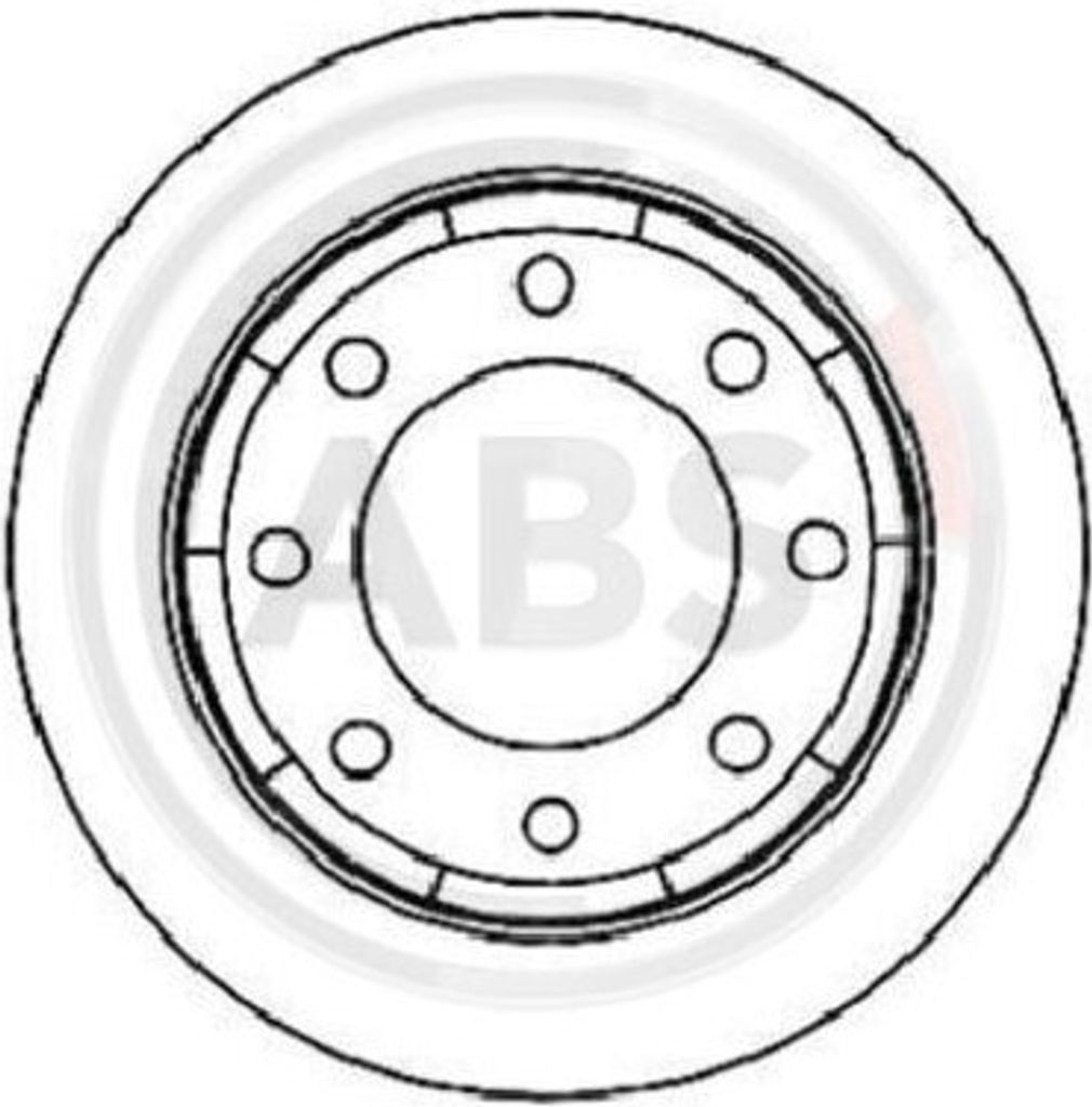 2x A.B.S. Bremsscheibe 17291 für CHEVROLET SILVERADO 1500 für HUMMER H2 SUV