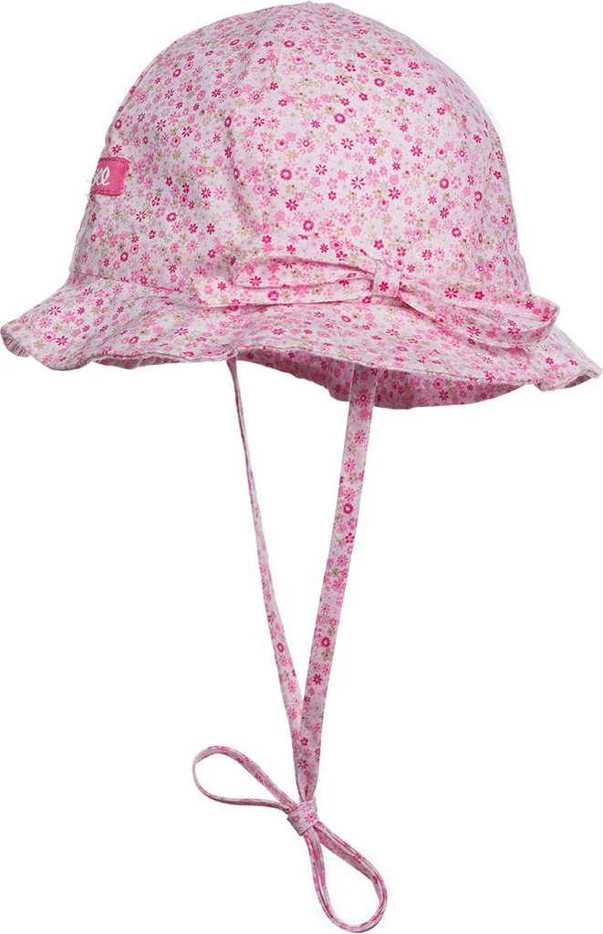 Cappello Döll rosa chiaro con cravatta per bambina
