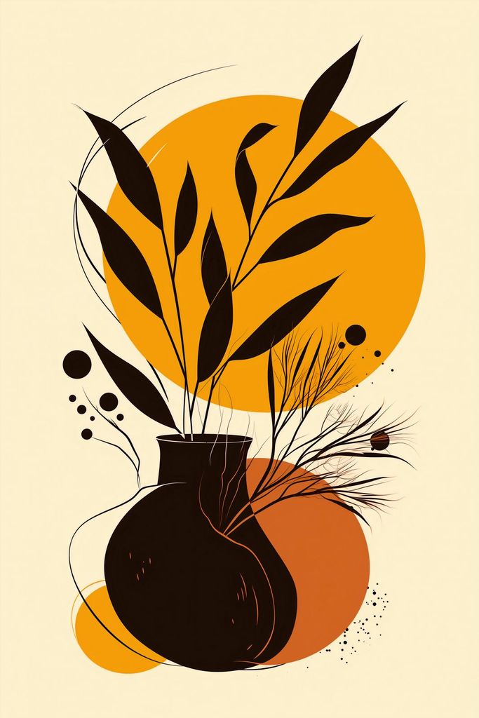 Plakat 30x45cm Felder der Goldenen Kette