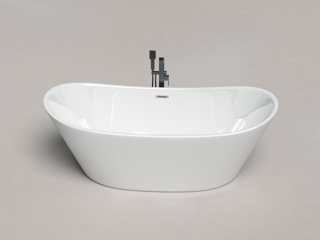 BADLAND Freistehende Badewanne Rossa 170x80 Acryl mit Produktbild 1