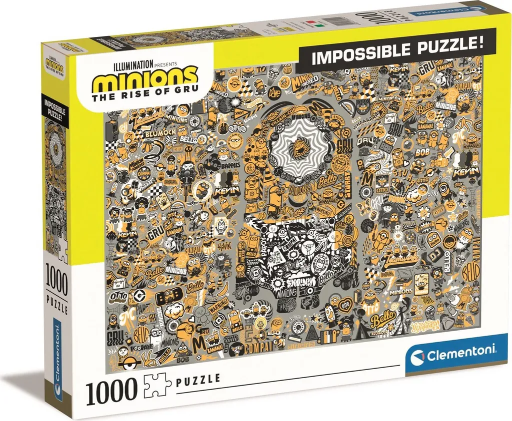 Puzzle 1000 pièces Impossible Minions 2 Clementoni 39554 défi ultime