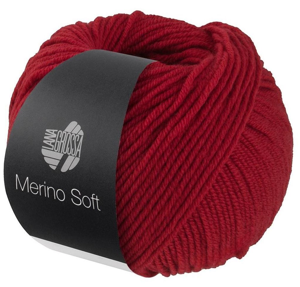 Lana Grossa - Merino Soft 0012 rot Produktbild 