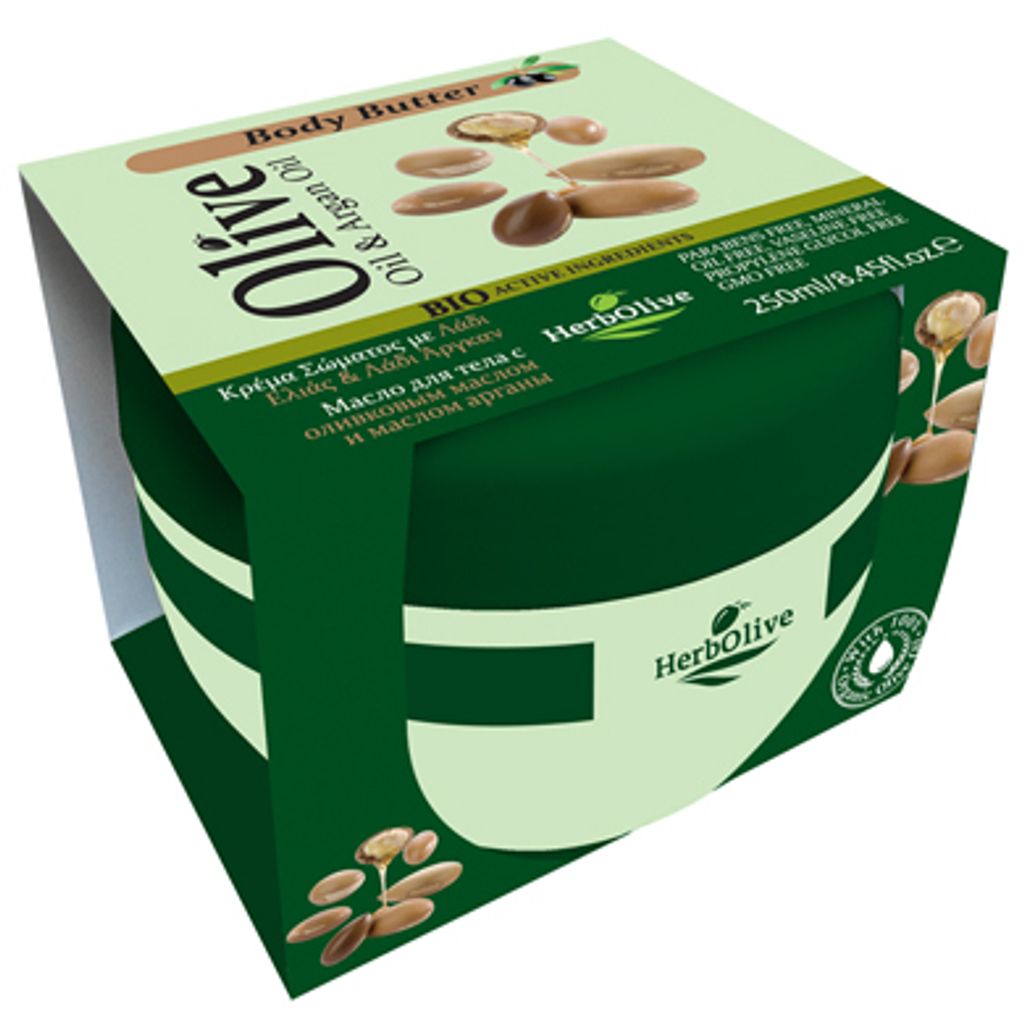 Herbolive Body Butter Olivenöl & Arganöl 250ml Produktbild 