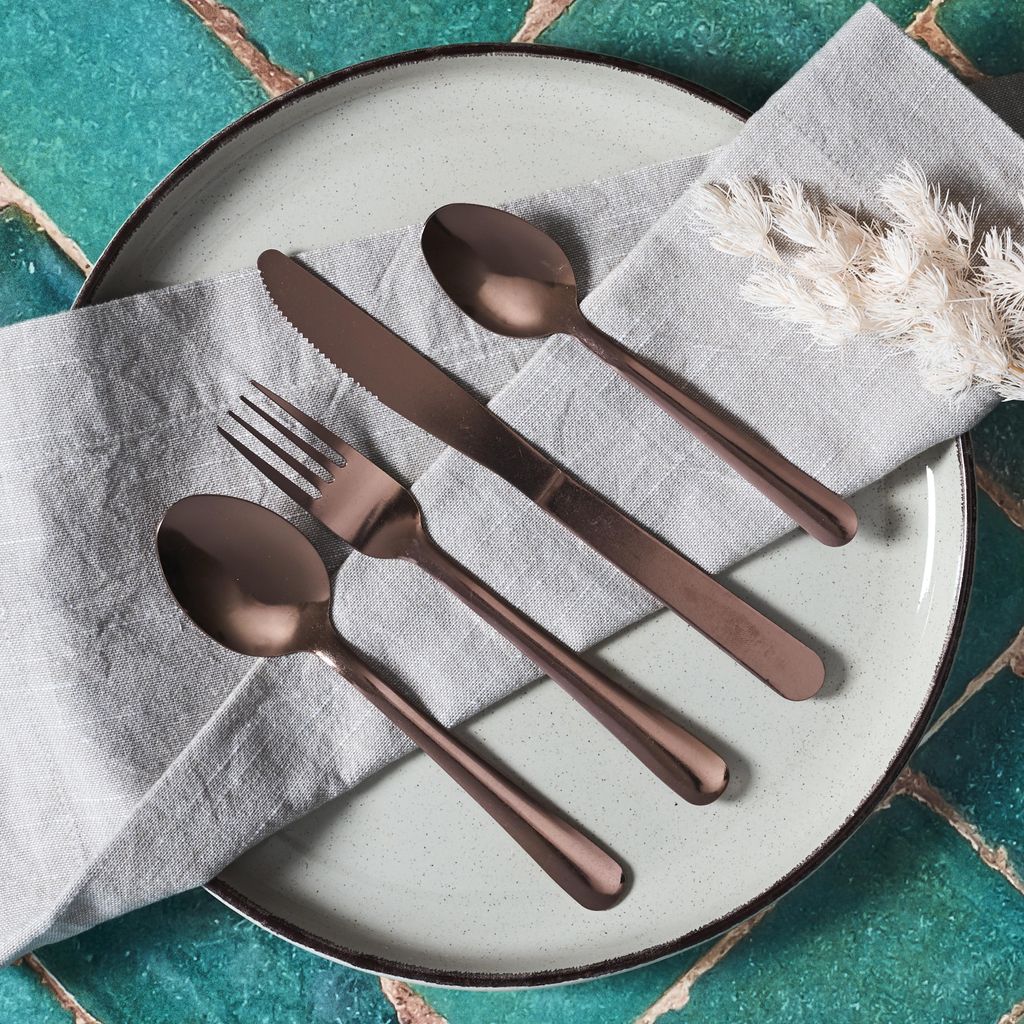 Harmony 16-teiliges Kupferbesteckset