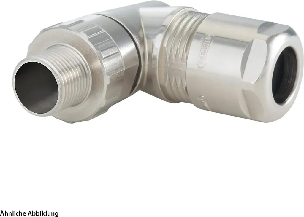 Connettori HUMMEL M12 Power per inserimento pin angolato, uscita cavo laterale, area di serraggio 5,0 mm - 9,0 mm