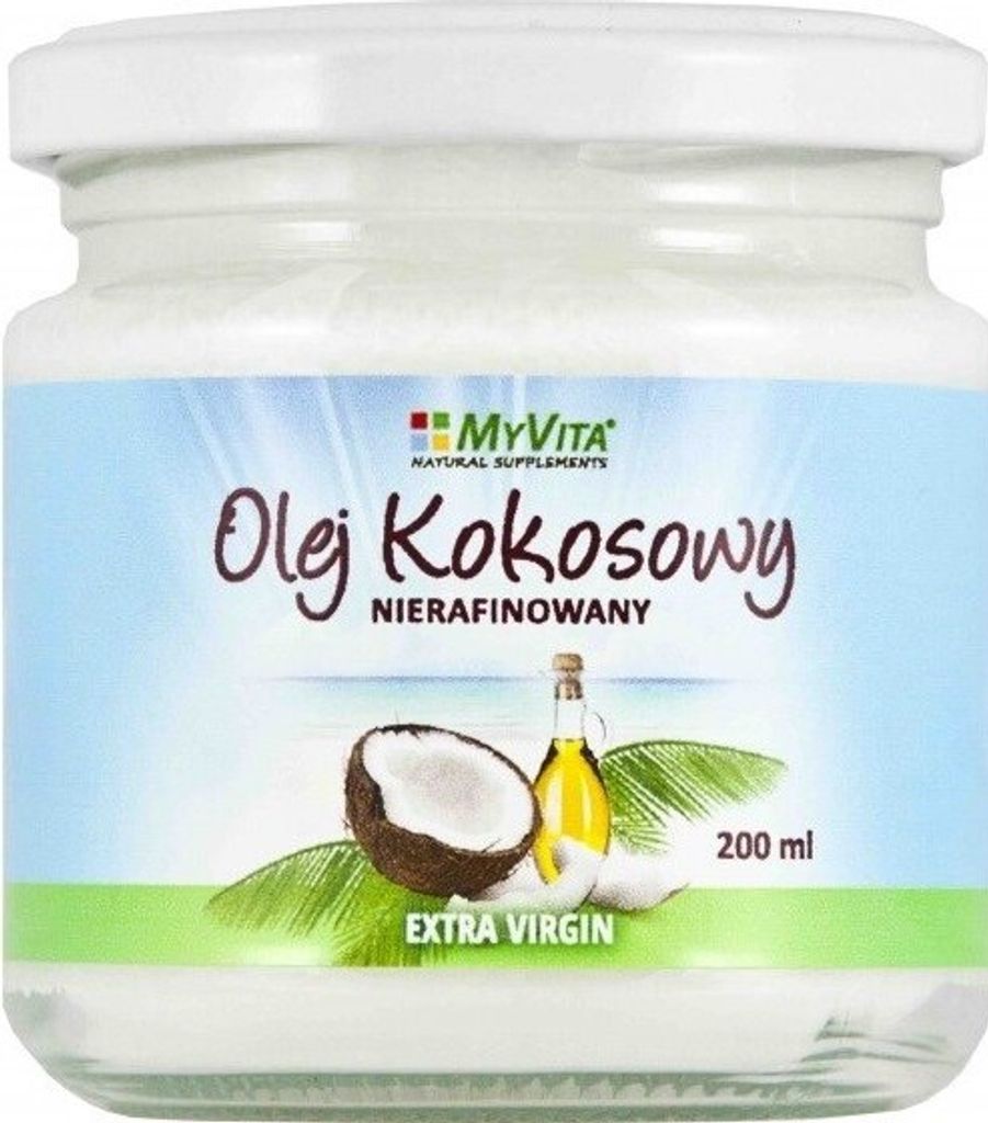 Naturbelassenes Premium -Kokosöl 200ml - Kaltgepresst und Produktbild 