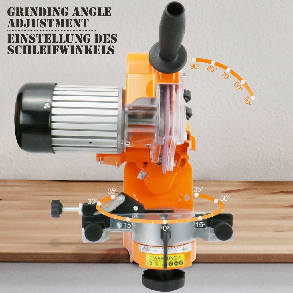 TIMBERTECH® Sägekettenschärfgerät - 230 W, 3000 U/min, m. Produktbild 4