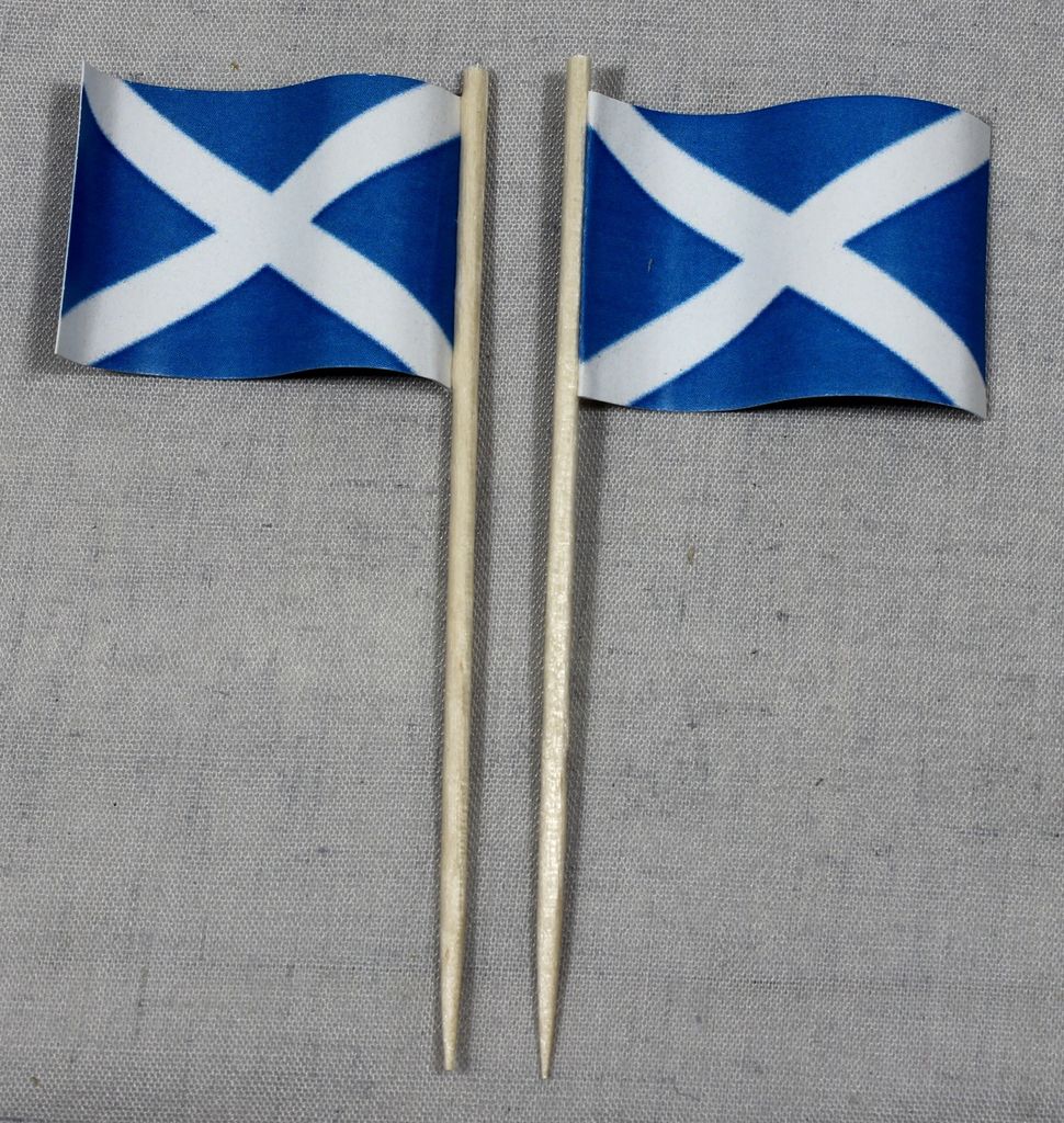 Party-Picker Flagge Schottland Papierfähnchen in Produktbild 