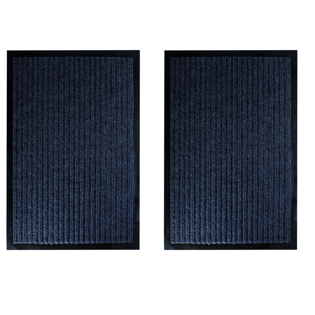 2 Stück Schmutzfangmatte 40x60cm grau