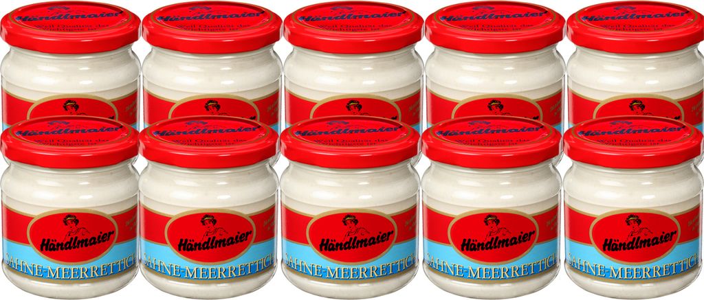 Händlmaier Sahne Meerrettich doux végétarien en pot 190g Image du produit 