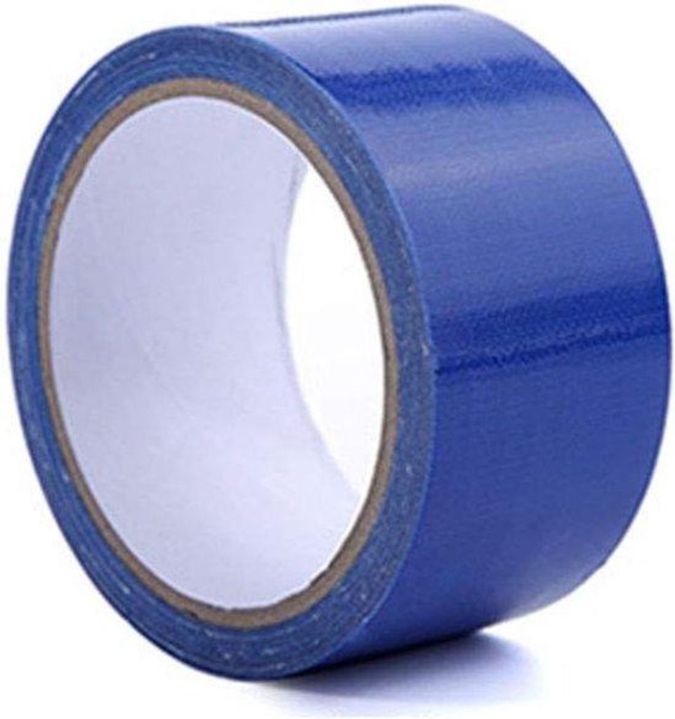 Zweifarbige Selbstklebende Ducttape für Reparaturen, Wasserfest, für Buchbinden, 25 cm x 10 m, blau