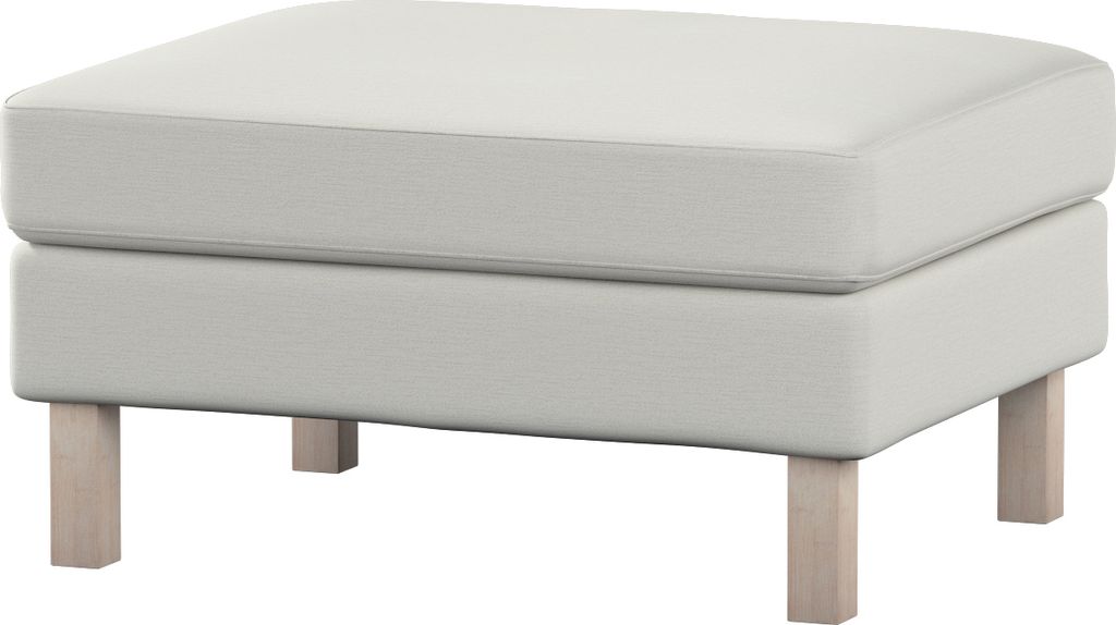 Dekoria Bezug für Karlstad Hocker, mittelgrau, Husse, Karstadt Hocker