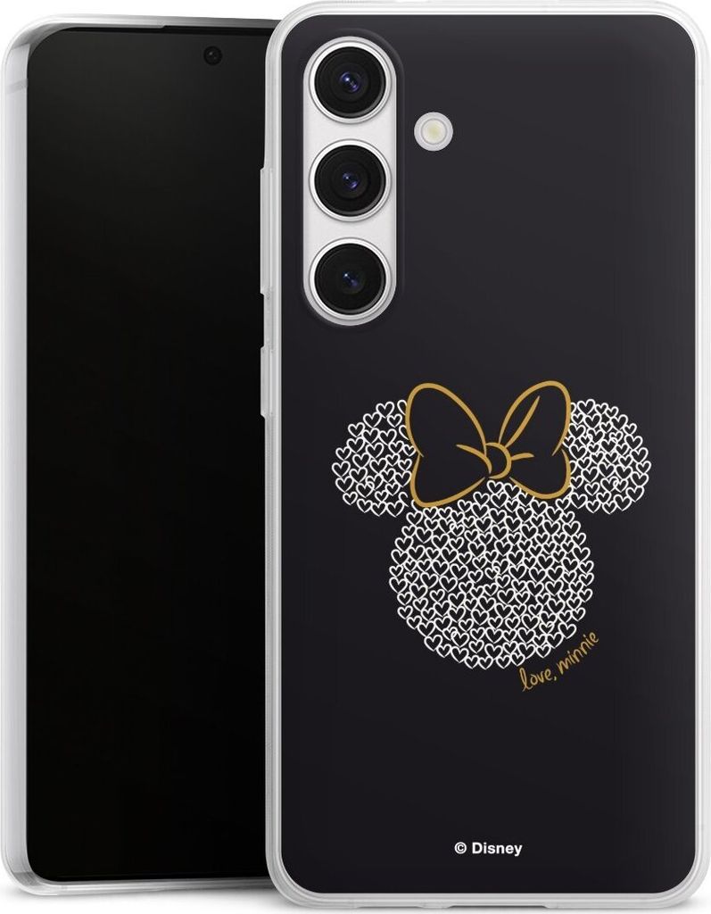 DeinDesign Slim Hülle für Samsung Galaxy S24 Silikon Case Ultra Dünn Handyhülle Disney Minnie Mouse Muster