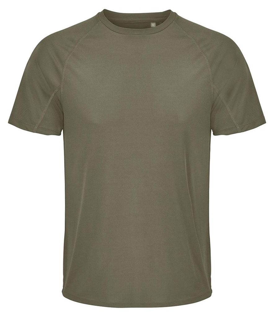 SOLS - "Performance" T-Shirt für Herren/Damen Uni, Ripstop-Gewebe PC8266 (XXL) (Army-Grün)