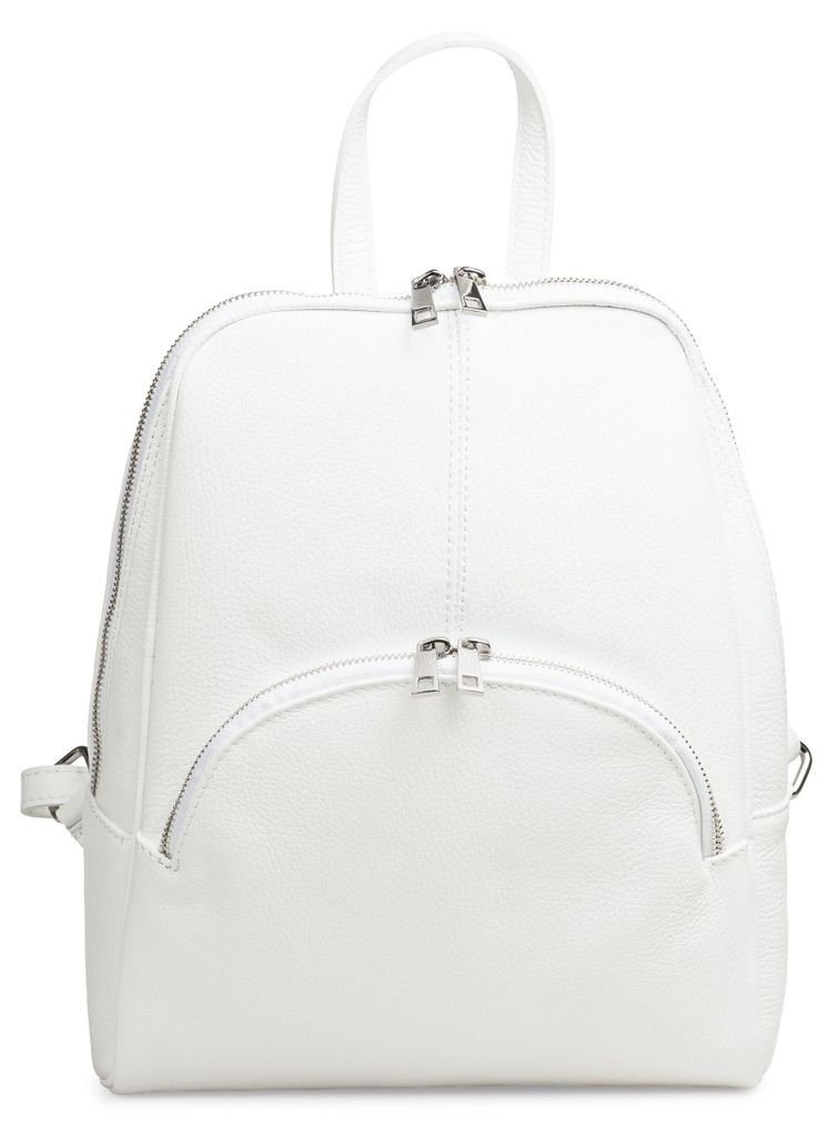 Caspar eleganter Damen Leder Rucksack großer City Backpack - PREMIUM LINE - Modell No.802 - Italy