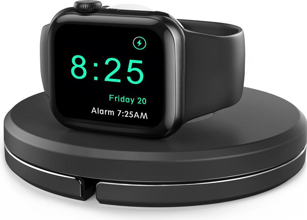 Ladeständer für Apple Watch, tragbare Ladestation mit Organizer für iWatch Series 7, 6, SE, 5, 4 und 3